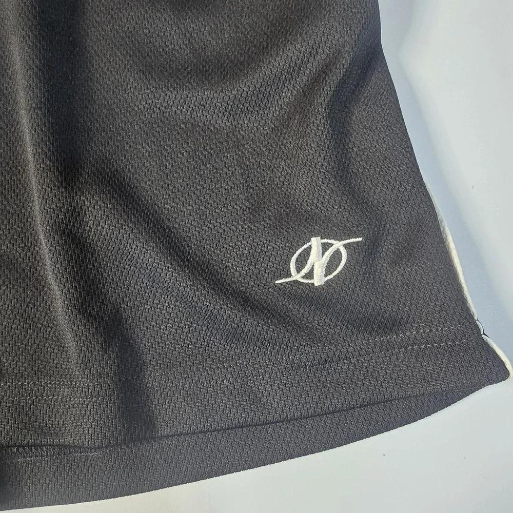 NordicTrack Basketball Shorts‎ Mens Large Black Mesh Athletic Sport Gorpcore